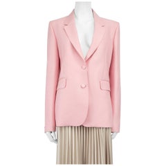 Gabriela Hearst Pink Wool Tailored Blazer Size XL