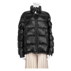 Used Moncler Black Maya Puffer Jacket Size L