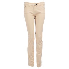 Balenciaga Jeans Slim Fit Beige Taglia M