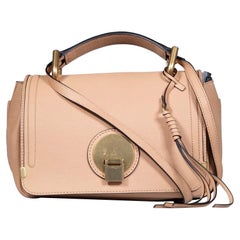 Bolso Indy de piel beige Chloé