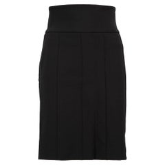 Dolce & Gabbana Black Pencil Knee Length Skirt Size S