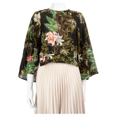 Isabel Marant Isabel Marant Étoile Floral Print Bell Sleeve Top Size M