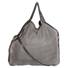 Stella McCartney - Sac Falabella en cuir végétal gris