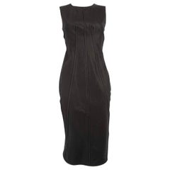 Sportmax - Vestito midi nero a pannelli taglia XS