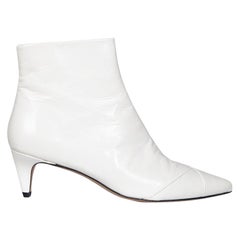 Isabel Marant - Bottines en cuir blanc, taille IT 40