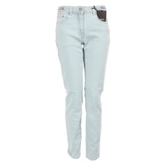 Versace Light Blue Denim Skinny Jeans Size S