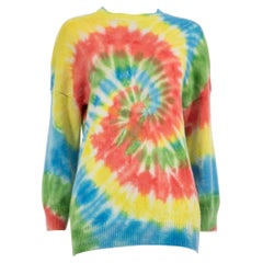 Loewe Loewe X Paula Ibiza Tie-Dye Print Cashmere Sweater Size XS