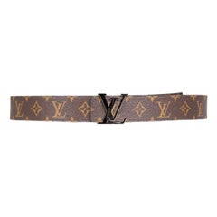 Louis Vuitton Brown Monogram Reversible Belt