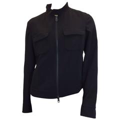 MaxMara Weekend Black Casual Moto Jacket