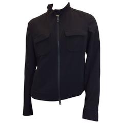 MaxMara Weekend Black Casual Moto Jacket 8