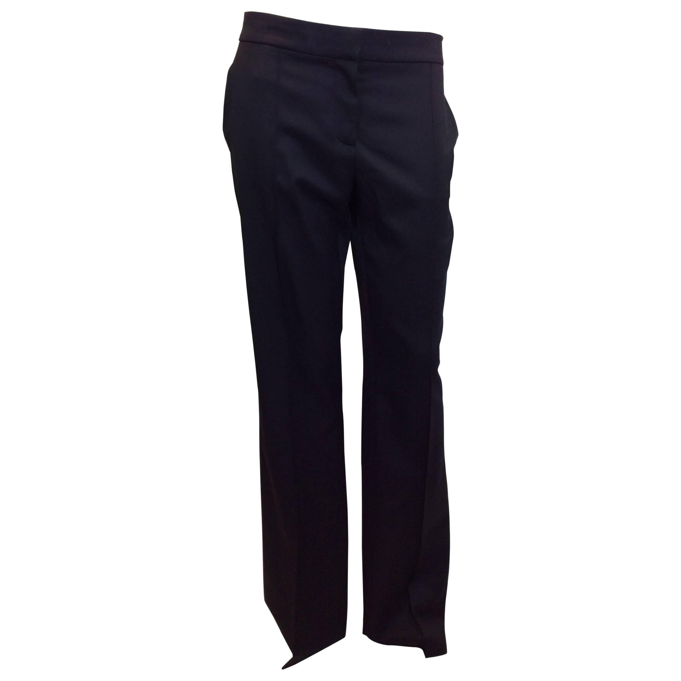 Stella McCartney Black Relaxed Fit Trousers For Sale