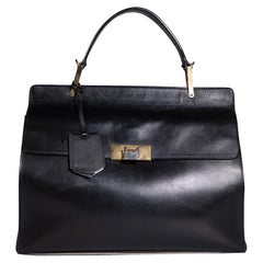 Balenciaga - Sac à main en cuir Le Dix - Noir