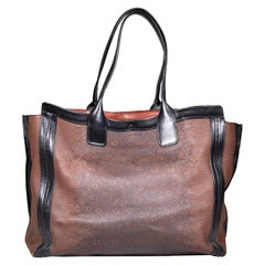 Chloé Brown Leather Lizard Print Bag