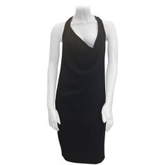 Celine Black Scoop Neck Sheath Dress 10