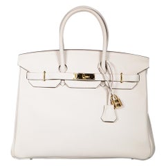 Hermès 2015 Ecru Craie Togo Leather Birkin 35 GHW