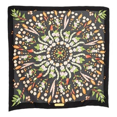 Salvatore Ferragamo Vegetable Printed Scarf