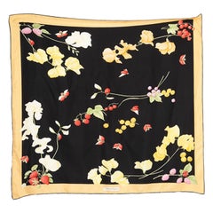 Salvatore Ferragamo Floral & Ladybird Print Scarf