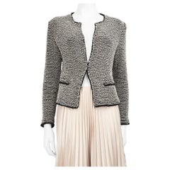 Iro Tweed-Jacke mit rundem Ausschnitt Größe M