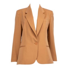 Stella McCartney Camel Single Breasted Blazer Size L