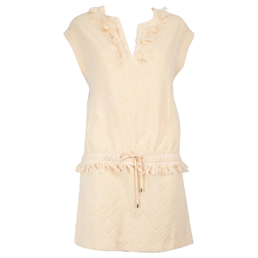 Chanel Pink Mini Sleeveless Dress Size XL For Sale