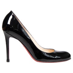 Christian Louboutin Pumps a spillo in vernice nera taglia IT 36,5