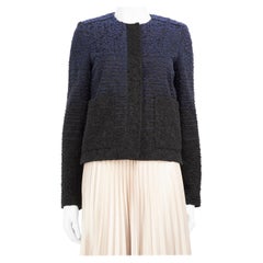 Proenza Schouler Navy Boucle Jacket Size S