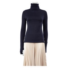 Alexander McQueen - Top dolcevita con dettaglio bottoni - taglia S