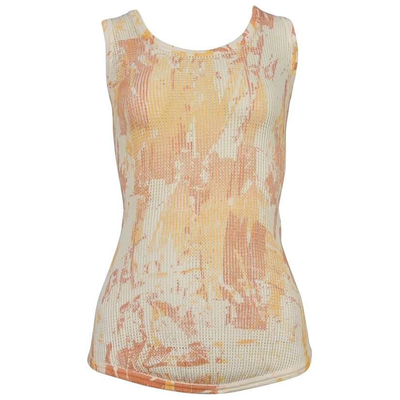 Vivienne Westwood Rare Abstract Paint Top