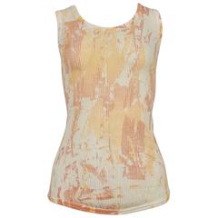 Vivienne Westwood Rare Abstract Paint Top