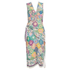 Altuzarra Kleid mit Blumendruck und Tied-Details Größe S