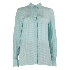 Altuzarra - Camicia con bottoni in percalle blu Taglia XS