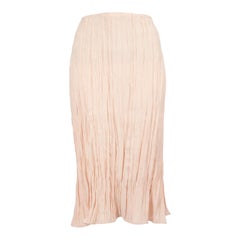 Altuzarra Pink Textured Midi Skirt Size L