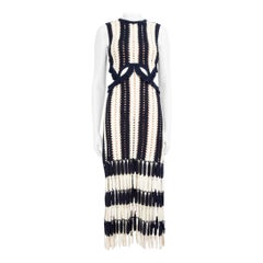 Self-Portrait Crochet Cutout Midi Dress Size S