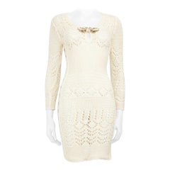 Emilio Pucci S/S 2011 Runway Ecru Crochet Dress Size XS