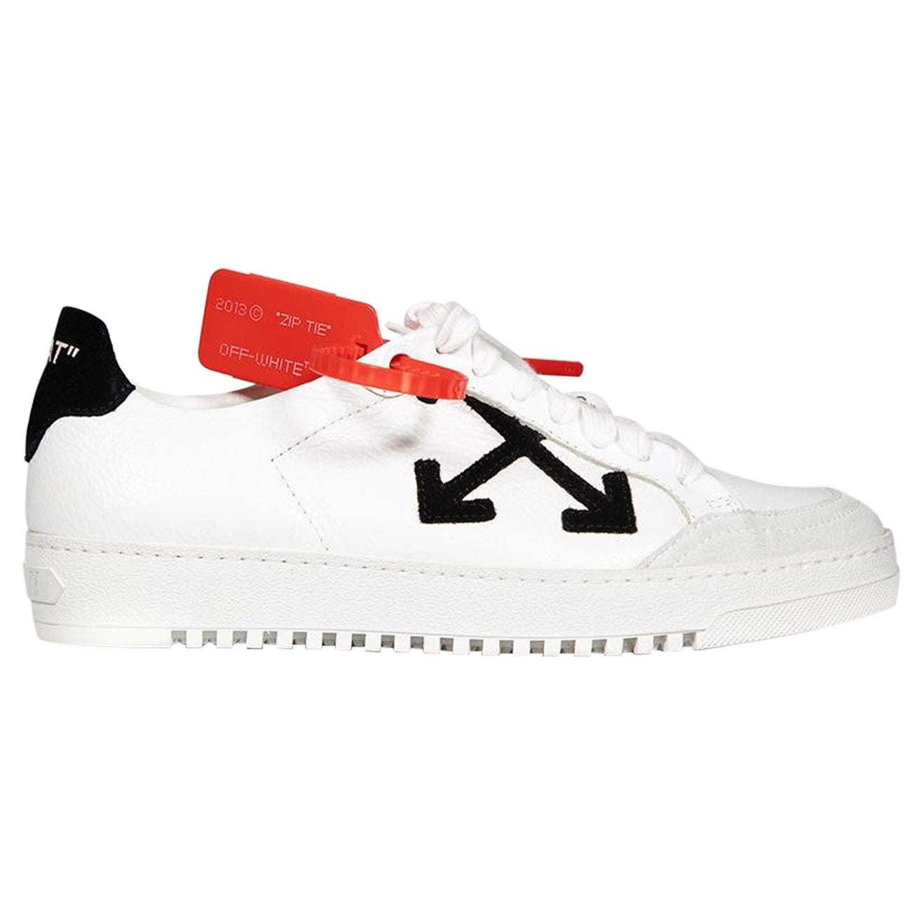 Off-White White Low Vulcanised Trainers Size IT 35 For Sale