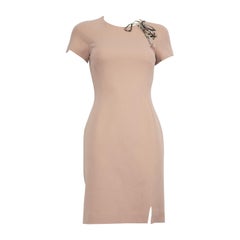 Emilio Pucci Pink Lace Up Detail Dress Size S