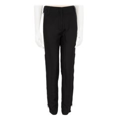 Pantalon à rayures noires 3.1 Phillip Lim avec fermeture éclair Taille XXS