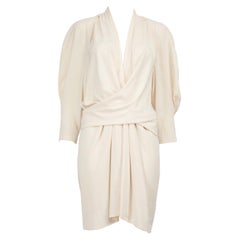 Mini Vestido Recortado Iro Crudo Talla XL