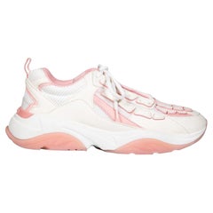 Zapatillas Amiri Blanco y Rosa Bone Runner Talla UK 7