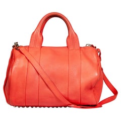 Alexander Wang Rote Leder-Rote Smoking-Tasche