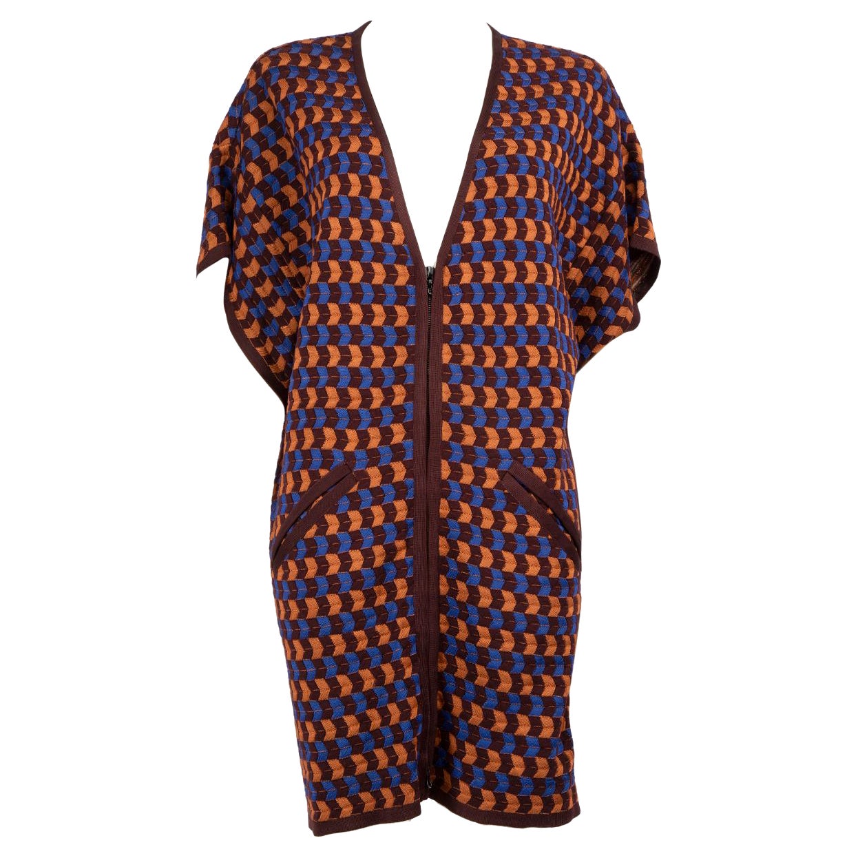 Missoni - Vestito a maniche corte a fantasia lunga - taglia L.