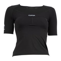 Camiseta técnica elástica con logotipo negro Off-White Talla XS