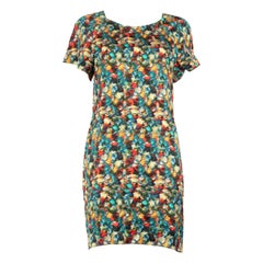 Mini vestido abstracto de manga corta Erdem Talla M