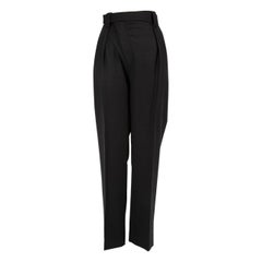 Victoria Beckham Black Straight Legged Trousers Size M