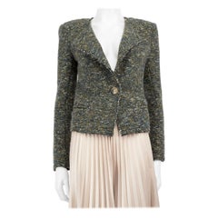 Isabel Marant Isabel Marant Étoile Chaqueta con hombreras verde Talla M