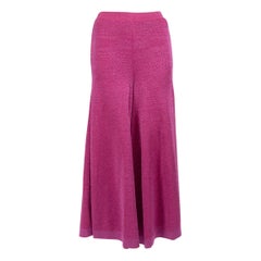 Pantalones de pata ancha metalizados rosa Missoni Talla XXS