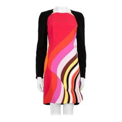 Robe abstraite longueur genou Emilio Pucci, taille M