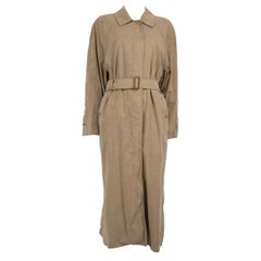 Burberry Beige Long Trench Coat Size M