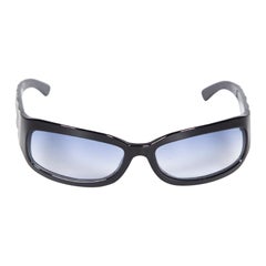 Chanel Black Rectangle Frame Sunglasses