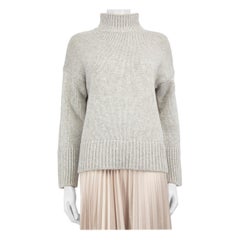 Vince Grey Wool High Neck Jumper Size XS